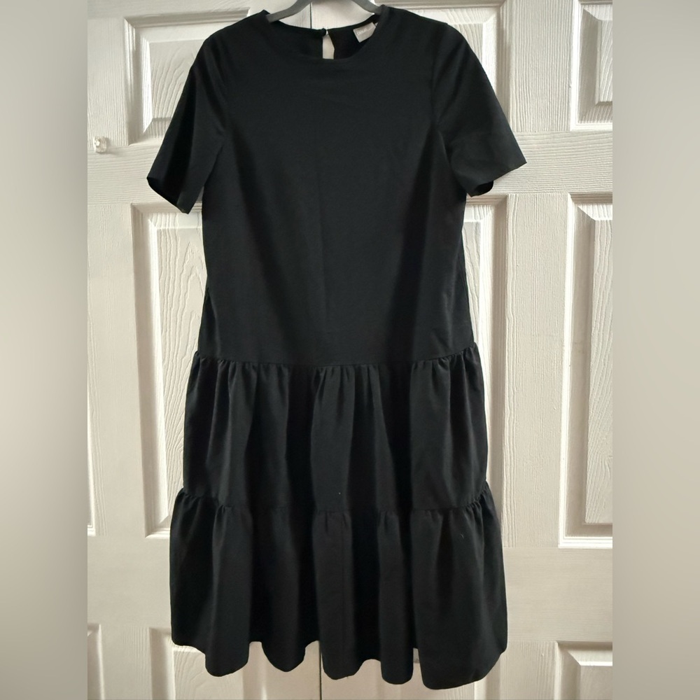 ASOS Design Short Sleeve Tier Midi Dress Size 6